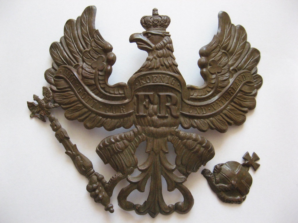 Orzeł z Pikielhauby pruski pickelhaube