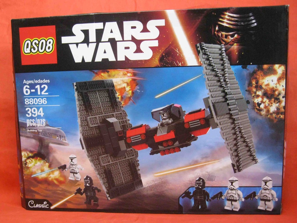 KLOCKI QS08 STARS WARS myśliwiec 394 ELEMENTY