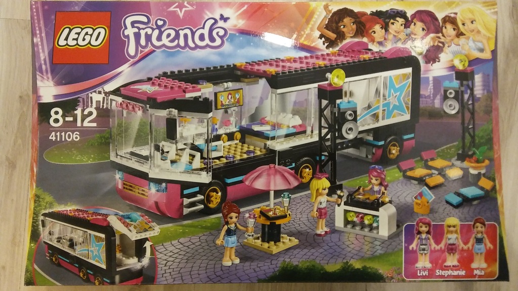 LEGO 41106 FRIENDS Wóz Koncertowy Gwiazdy POP 