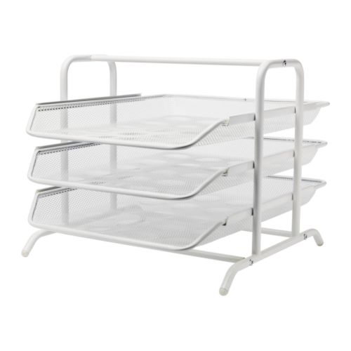 IKEA DOKUMENT tacka na listy 3 szuflady biały