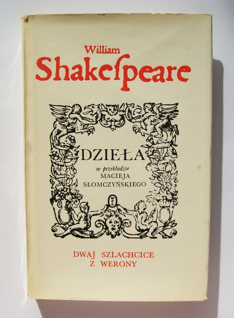 DWAJ SZLACHCICE Z WERONY WILLIAM SHAKESPEARE 1979