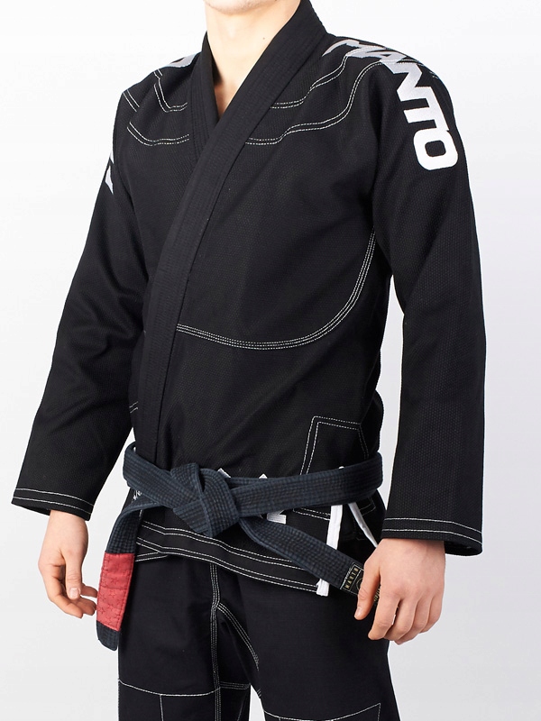 GI BJJ MANTO X2 czarne KIMONO torba A3 183-195 cm