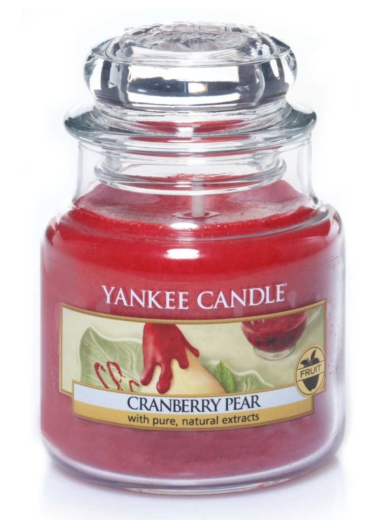 Yankee Candle świeca mała w słoiku Cranberry Pear