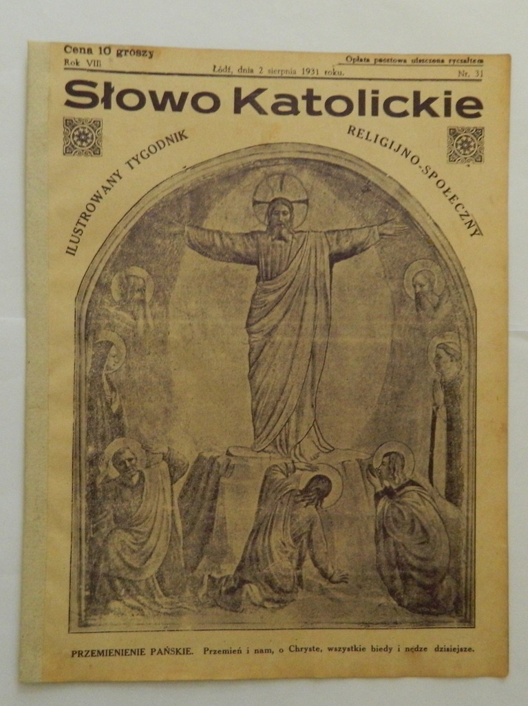 1931 Lublin Wrotków Mariawici Tarnopol Łękawa Lwów