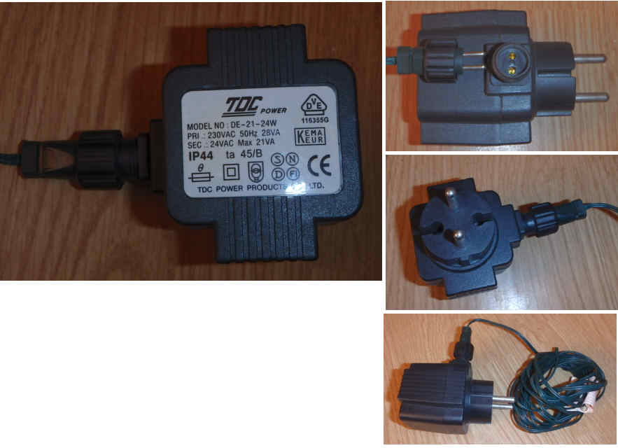 ZASILACZ LAMP TDC POWER DE-21-24W, 24VAC 21VA