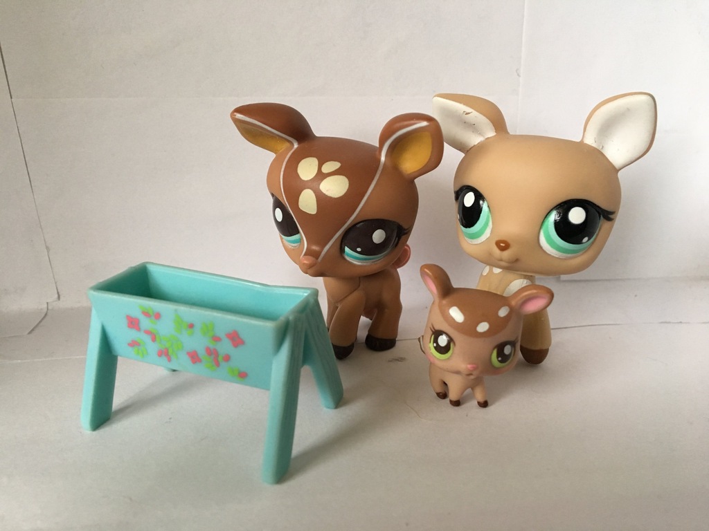 LITTLEST PET SHOP LPS zestaw 3 figurki + akcesoria