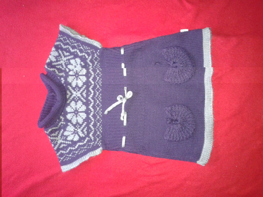 sukienka sweterek tunika 92 - 104 cm