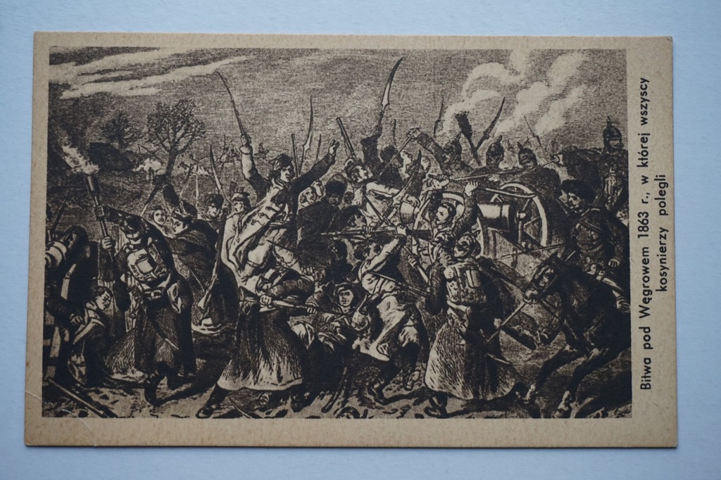 POWSTANIE STYCZNIOWE BITWA POD WĘGROWEM 1863