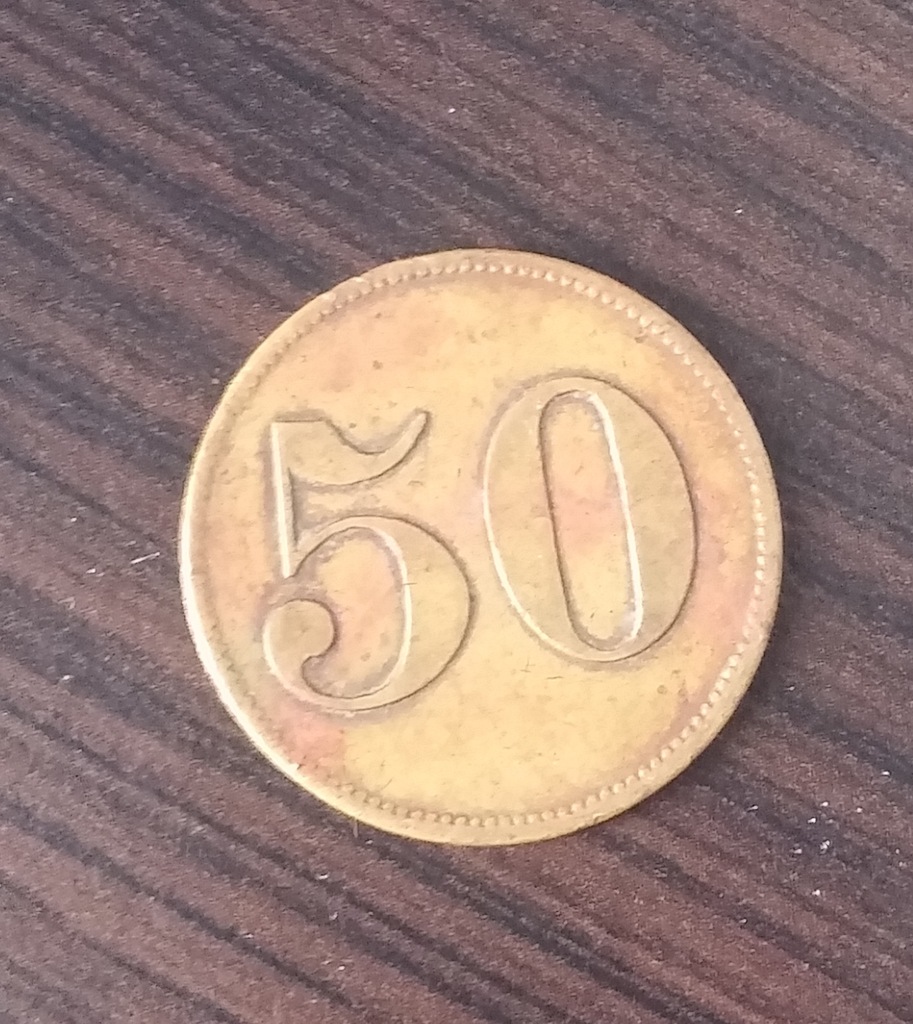 Moneta zastępcza WERTH MARK 50