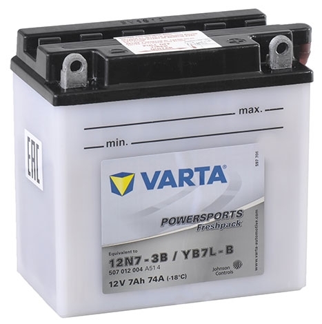 AKUMULATOR VARTA YB7L-B 12N7-3B YAMAHA MAJESTY 125
