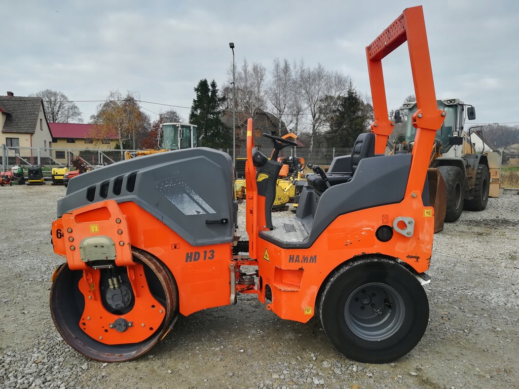 Walec , HAMM HD 13 VT , 4T , 08r! , Guma / Stal !!
