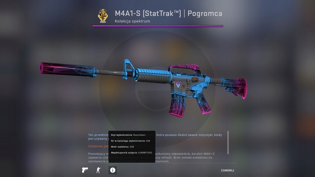 Skin M4A1s Decimator FN 5/5 Stattrack!