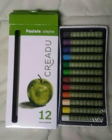Creadu, pastele olejne, 12 kolorów, empik, NOWE!