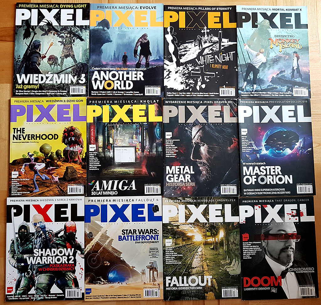 PIXEL magazyn 18 numerów (1-17 + 20) UNIKAT