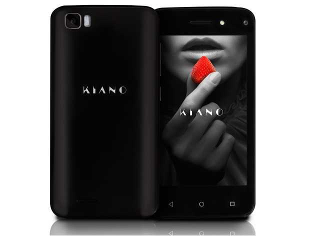 Czarny Smartfon KIANO Elegance 4.0 8GB