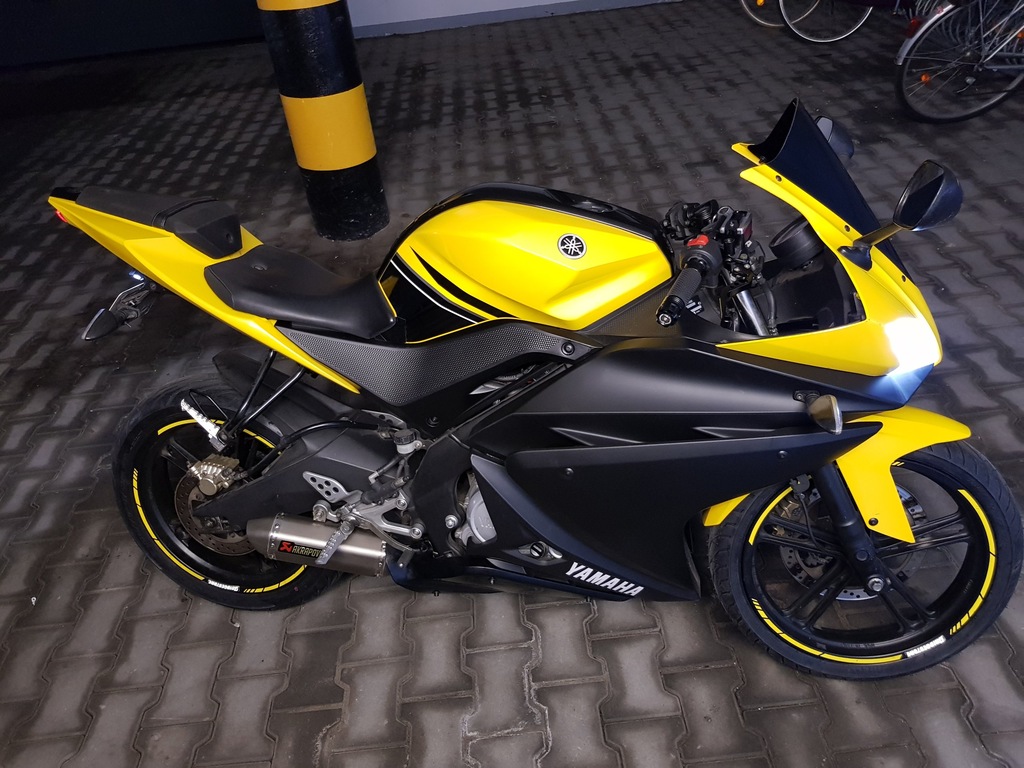 YAMAHA YZF r125/180, 2009r, nowe opony, nowy napęd