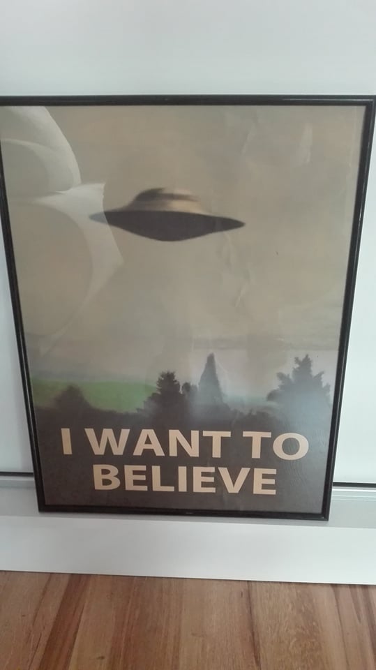Plakat Retro The X-Files Z Archiwum X 