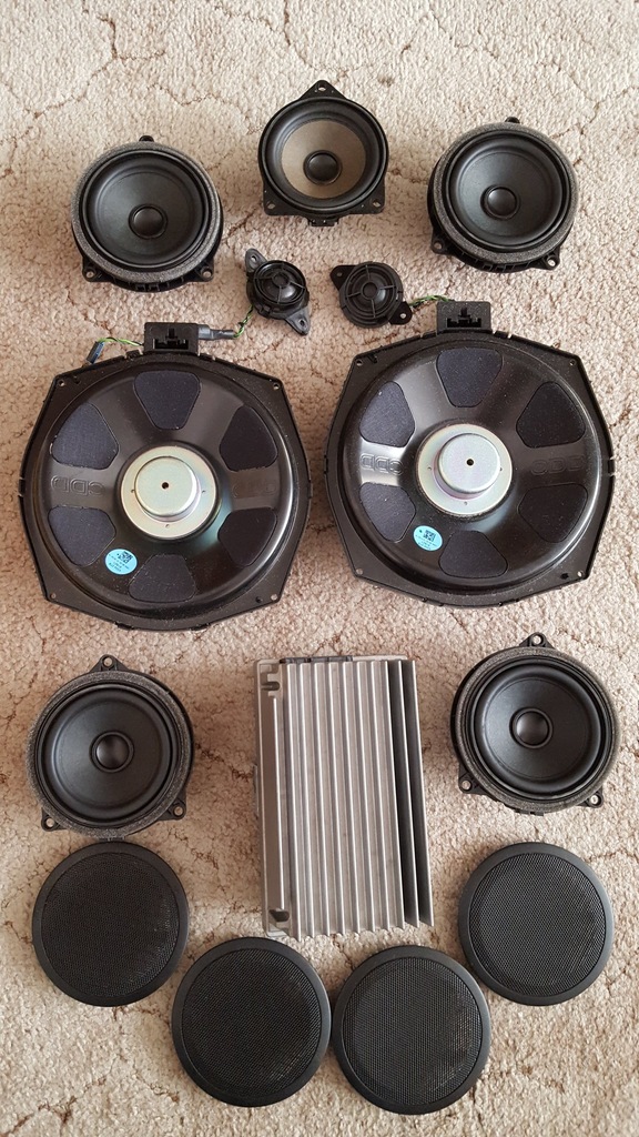 BMW f30 f31 zestaw glośniki wzmacniacz Hifi S676 7310900141