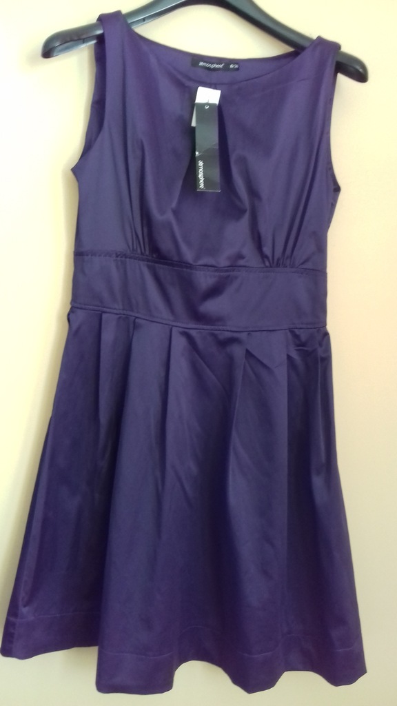 ATMOSPHERE Suknia sukienka elegancka fioletowa 38