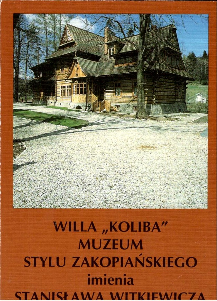 ZAKOPANE - WILLA KOLIBA - zestaw kart w obwolucie