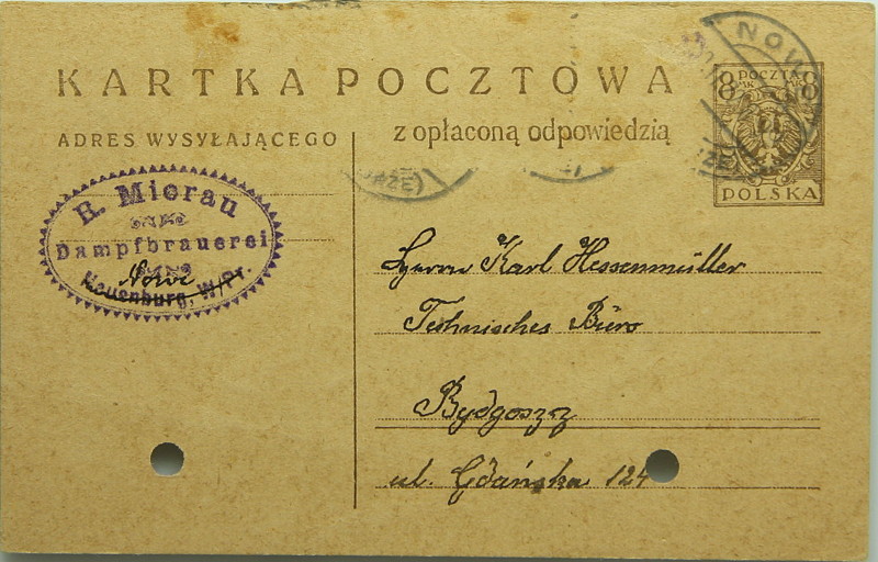 28. NOWE POMORZE-BROWAR PAROWY- R. MIERAU -1922(8)