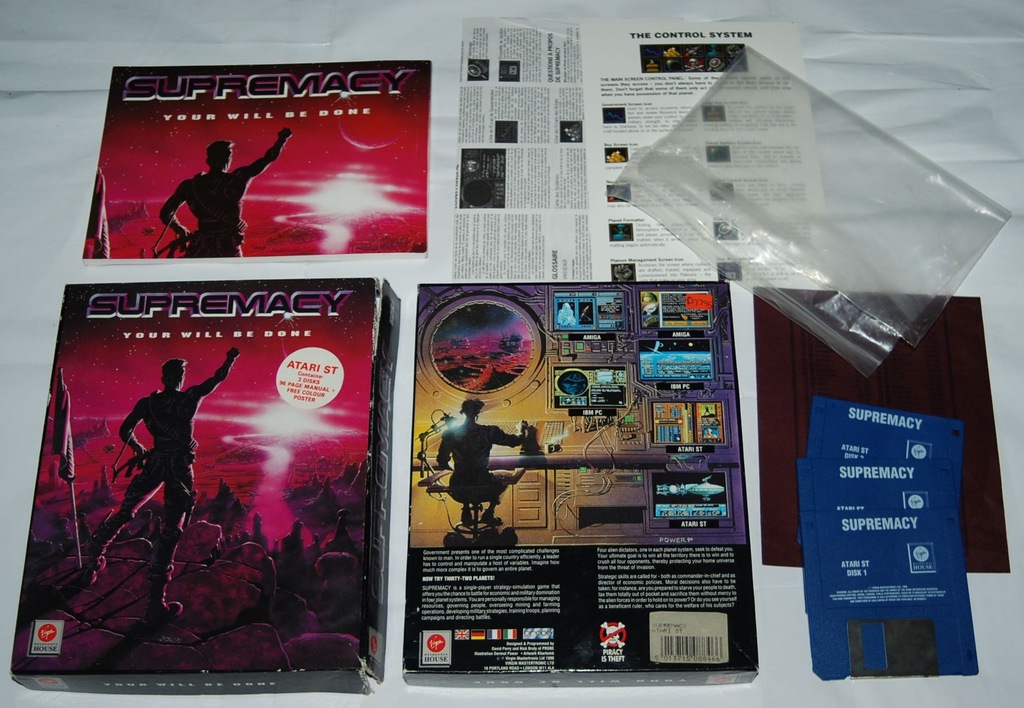 ATARI ST SUPREMACY YOUR WILL BE DONE BOX