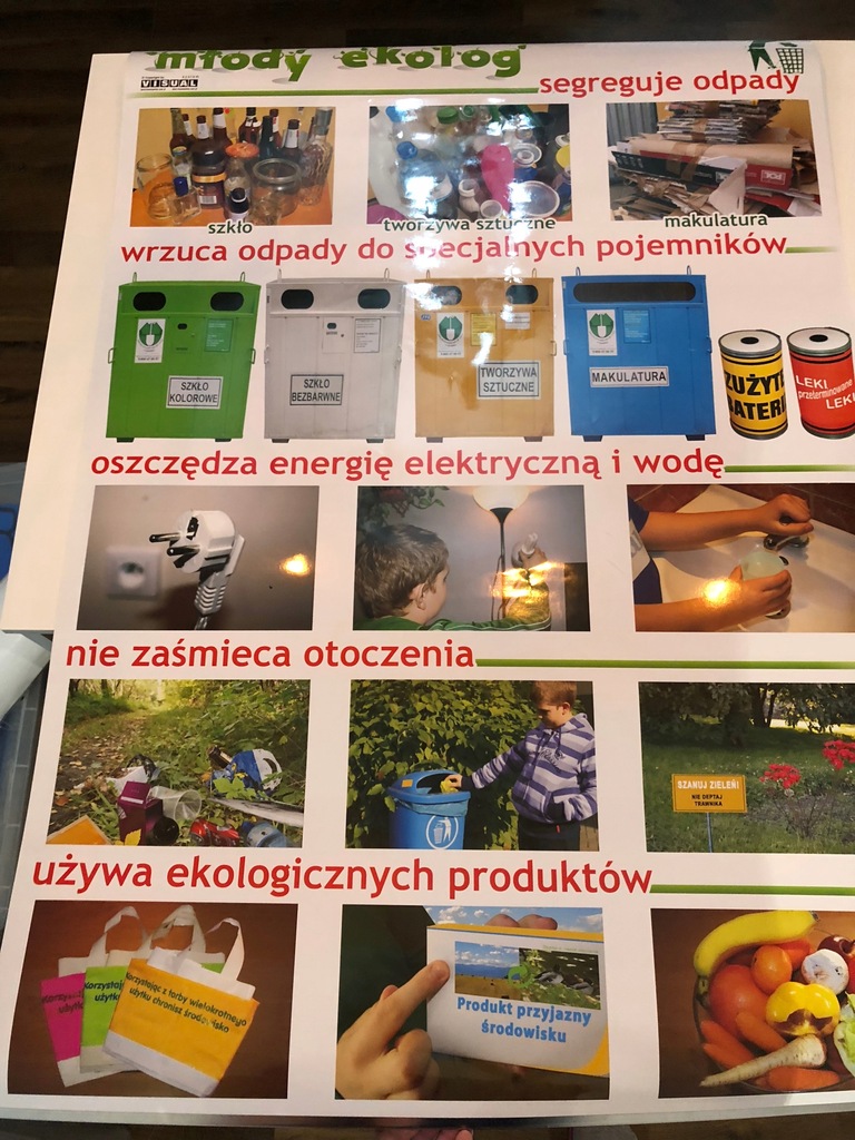 Plansza edukacyjna młody ekolog