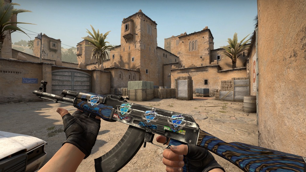 CS:GO AK-47 | Blue Laminate (Field Tested)