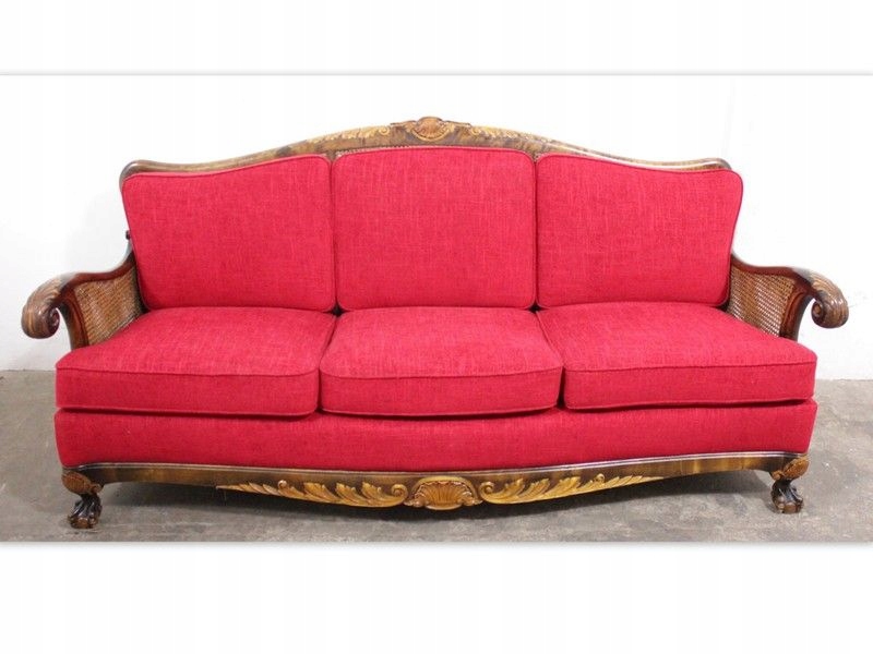 3685 stylowa SOFA kanapa na lwich łapach