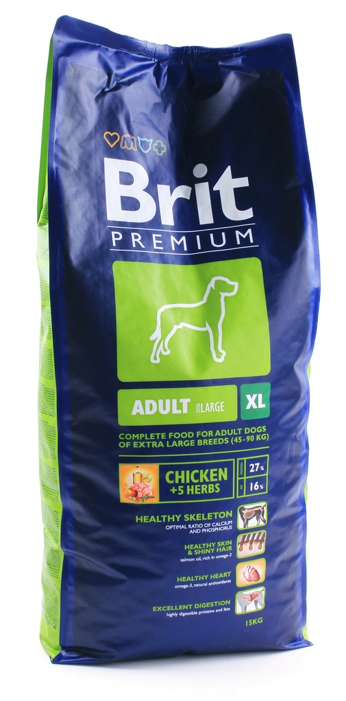BRIT Premium ADULT XL Extra Large 15kg +Gratis!