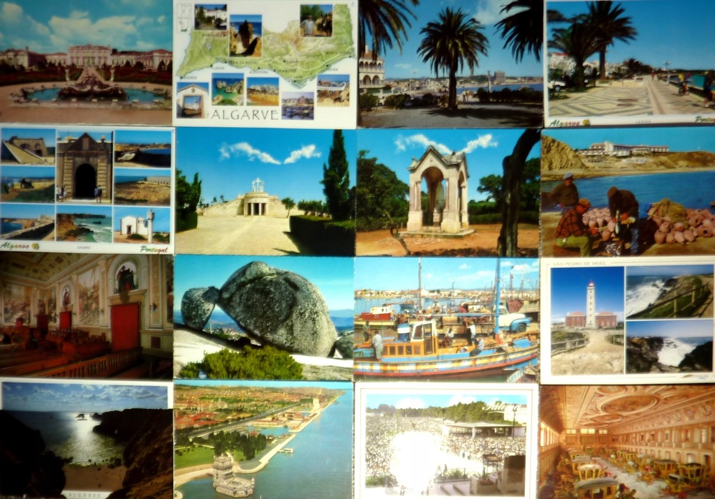 Portugalia - 30 widokówek - pocztówki zestaw 7