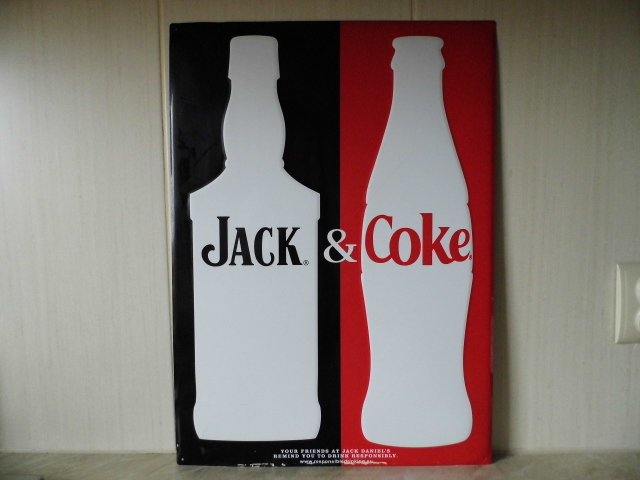 REKLAMA BLACHA  JACK DANIELS  - 54x39cm.