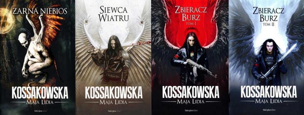 KOSSAKOWSKA Cykl Zastępy Anielskie Zestaw 4książek