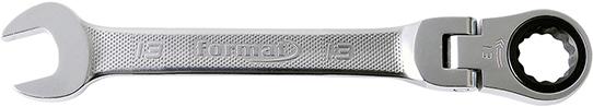 FORMAT Klucz płaski przegubowy z grzechotką 13 mm