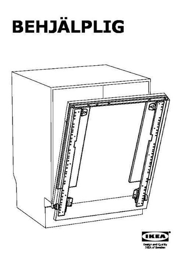 BEHJALPLIG ZAWIAS SZYNA PROWADNICA IKEA 90393437