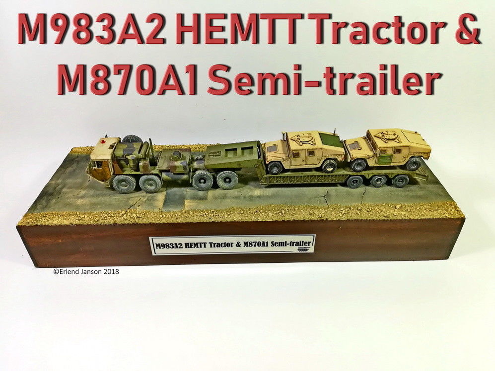 Gotowy M983A2 HEMTT Tractor & M870A1 1/72 - 7322228555