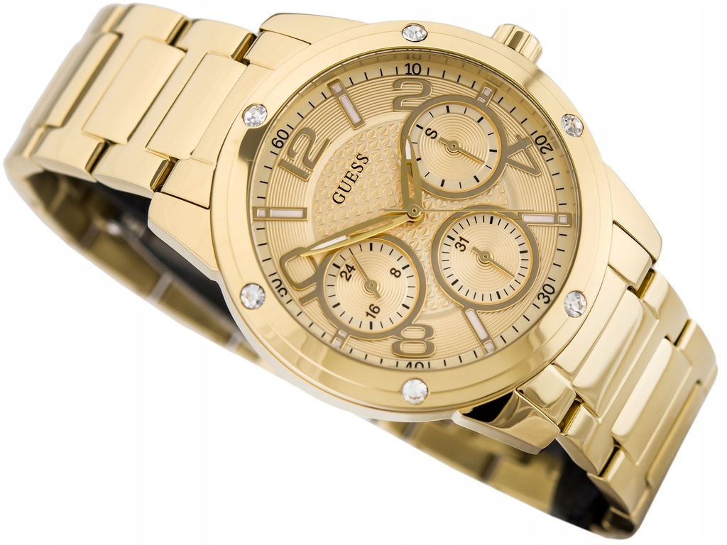 DAMSKI ZEGAREK GUESS W0778L2 GOLD EKSKLUZYWNY DATA