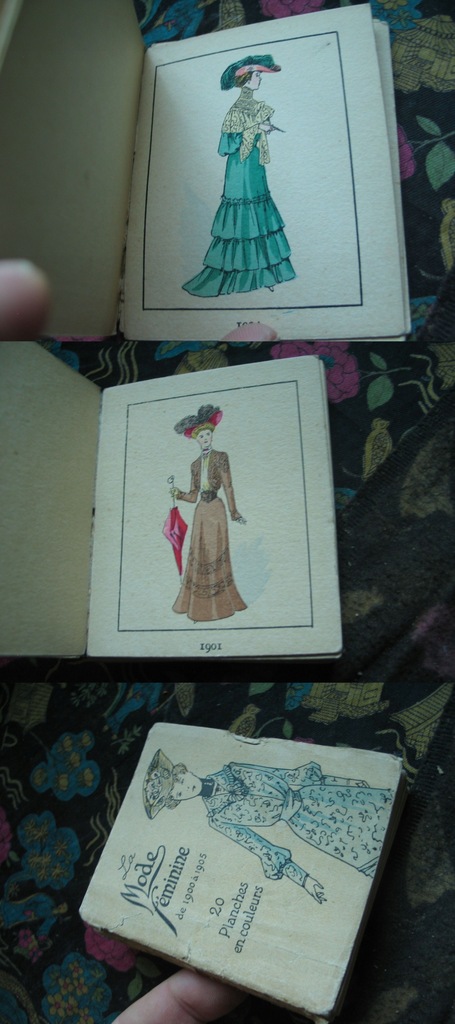 MODA DAMSKA 1900-1905 20 ręcznie kolor plansz 1910