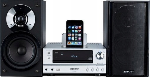 SHARP XL-HF200 SILVER CD, MP3, USB JMSYSTEM OLKUSZ