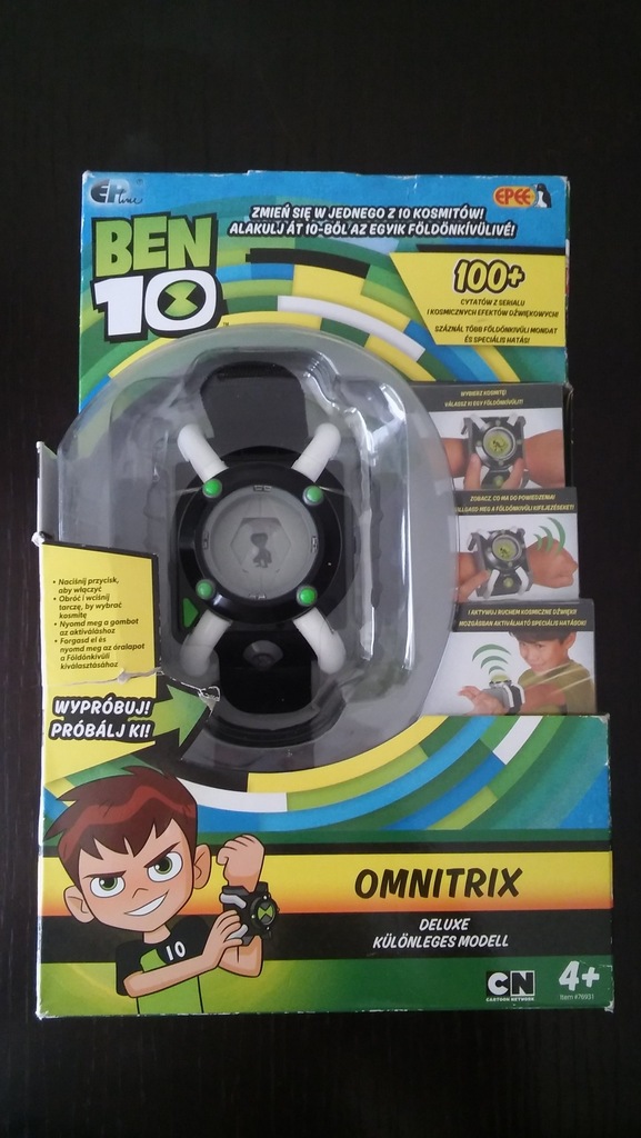 NOWY ZEGAREK BEN 10 OMNITRIX DELUXE EPEE MOWI PL - 7218510241 ...