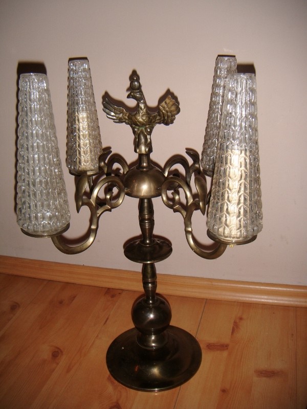 Świecznik lampa kandelabr księstwo warszawskie 