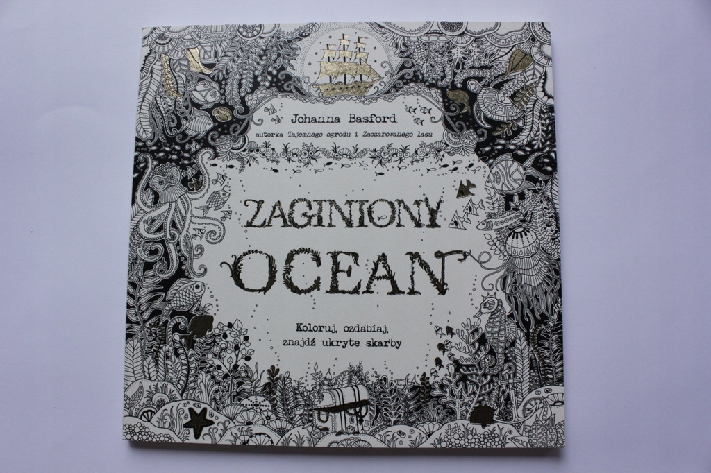 SZTUKA KOLOROWANIA ZAGINIONY OCEAN JOHANNA BASFORD