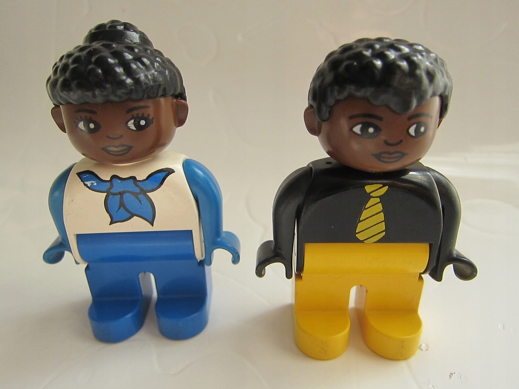 2szt MAMA i TATA MURZYNI MURZYN FIGURKI LEGO DUPLO