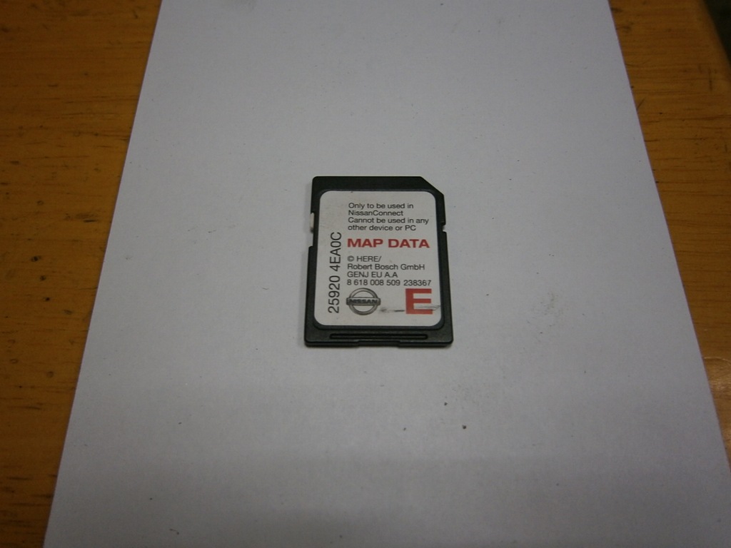 Karta Mapa Nissan Qashqai 2015 Connect. 7124806223 oficjalne