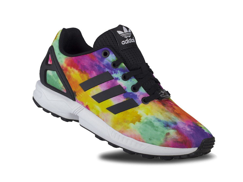 アディダス  レフリーウオッチ buty Adidas ZX Flux Tęczowe rozmiar 36 2/3 S74958