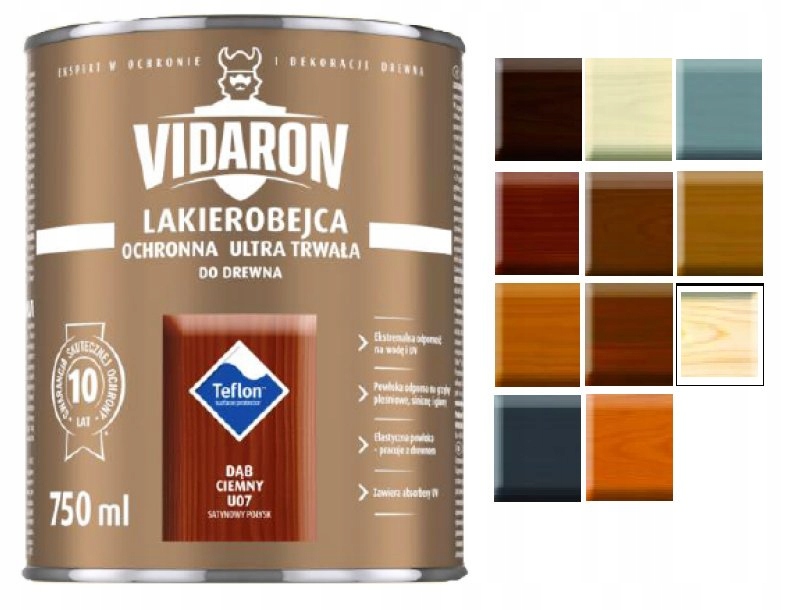 VIDARON Lakierobejca Ultra Trwała 0,75L KOLORY!!!