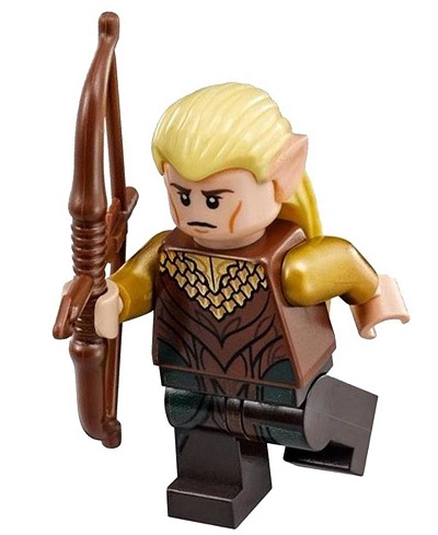 Figurka Hobbit Władca Pierścieni - LEGOLAS + łuk 3