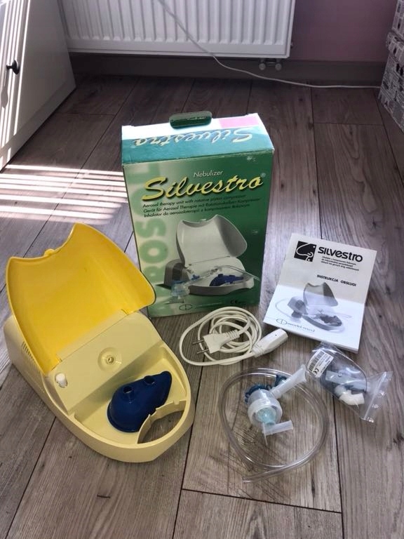 NEBULIZATOR SILVESTRO W KOLORZE ŻÓŁTYM