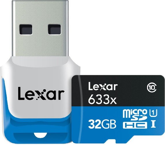 LEXAR Karta pamięci do kamer sportowych 32GB mSDHC