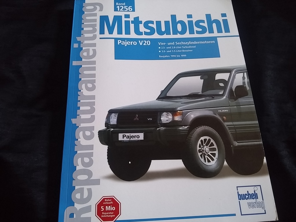 Ksiązka instrukcja  Mitsubishi Pajero